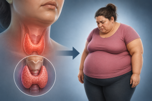 کم کاری تیروئید و چاقی؛ چرا هیپوتیروئیدی لاغر شدن را سخت می‌کند؟